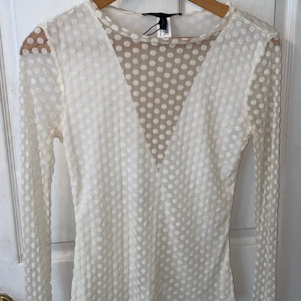 Polkadot long sleeve top